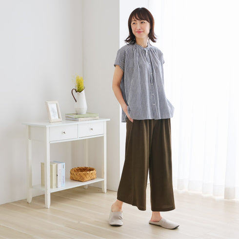 ゆったりサイズのリラックスワイドパンツ.|s6